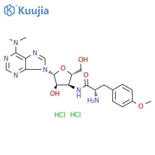 Puromycin dihydrochloride structure