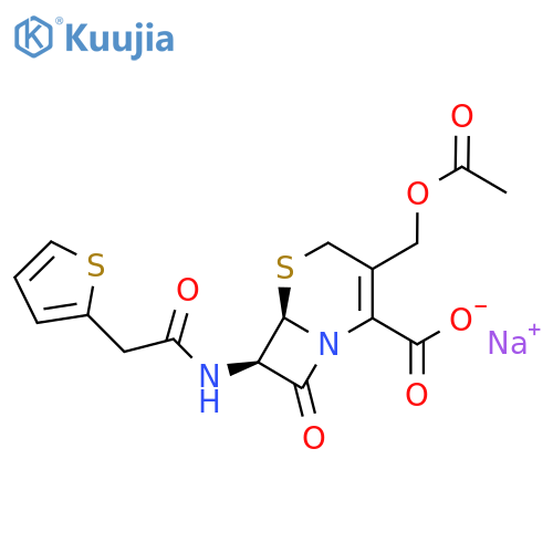 Cephalothin sodium structure