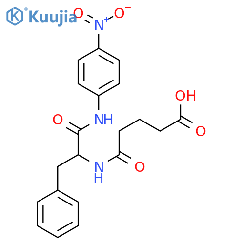 N-Glutaryl-L-phenylalanine p-nitroanilide structure