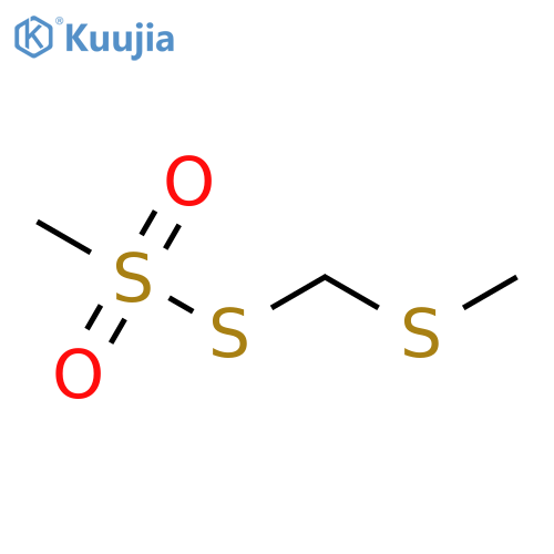 Methanesulfonothioic acid, S-[(methylthio)methyl] ester structure