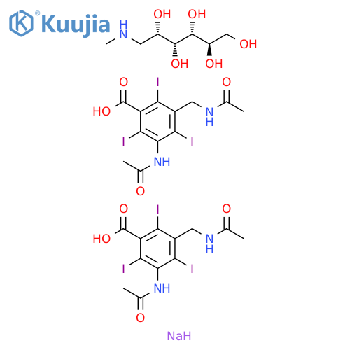 MEGLUMINE SODIUM IODAMIDE structure