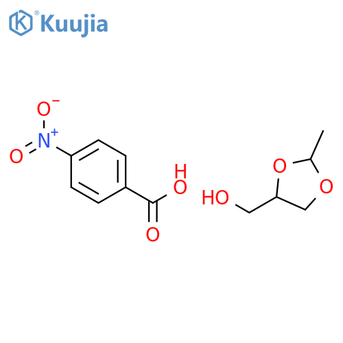 1,3-Dioxolane-4-methanol, 2-methyl-, 4-nitrobenzoate structure