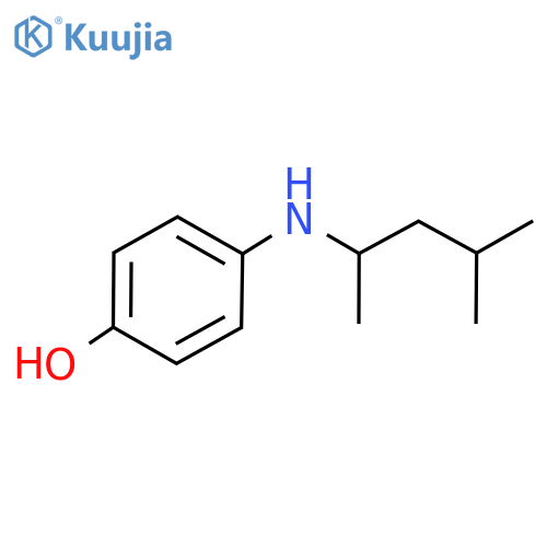 4-methoxy-N-(4-methylpentan-2-yl)aniline structure