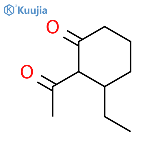 Cyclohexanone, 2-acetyl-3-ethyl- structure
