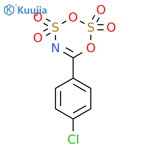 1,3,2,4,5-DIOXADITHIAZINE, 6-(4-CHLOROPHENYL)-, 2,2,4,4-TETRAOXIDE structure