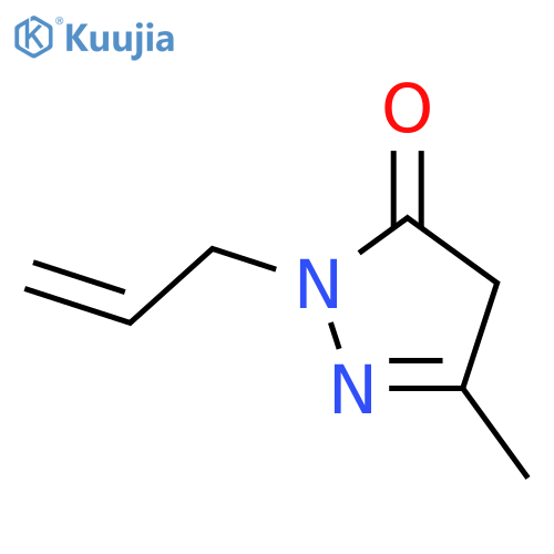 3H-Pyrazol-3-one, 2,4-dihydro-5-methyl-2-(2-propenyl)- structure