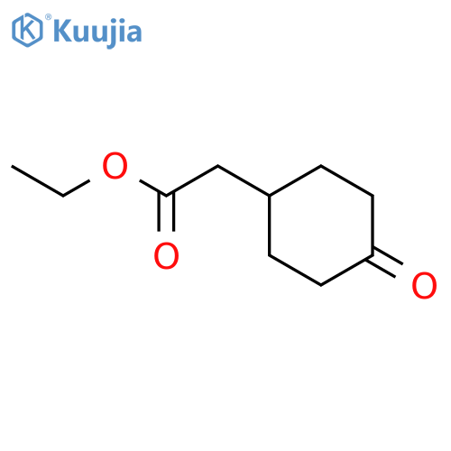 Ethyl 2-(4-oxocyclohexyl)acetate structure