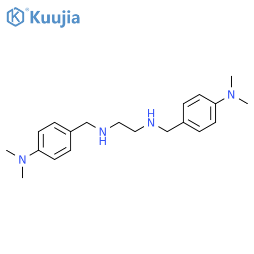 1,2-Ethanediamine, N,N'-bis[[4-(dimethylamino)phenyl]methyl]- structure