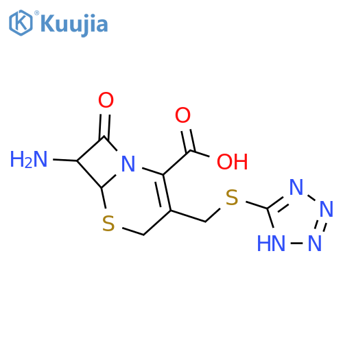 (6R-trans)-7-Amino-8-oxo-3-(1H-tetrazol-5-ylthio)methyl-5-thia-1-azabicyclo4.2.0oct-2-ene-2-carboxylic Acid structure