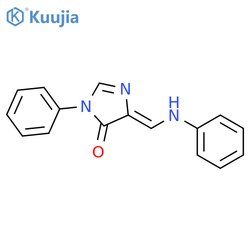 5-(Anilinomethylidene)-3-phenyl-3,5-dihydro-4H-imidazol-4-one structure
