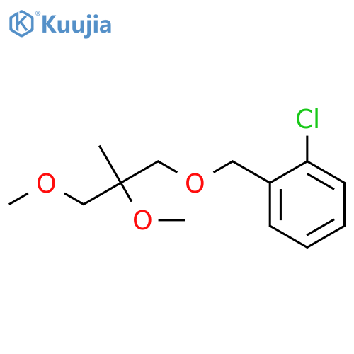 Benzene, 1-chloro-2-[(2,3-dimethoxy-2-methylpropoxy)methyl]- structure