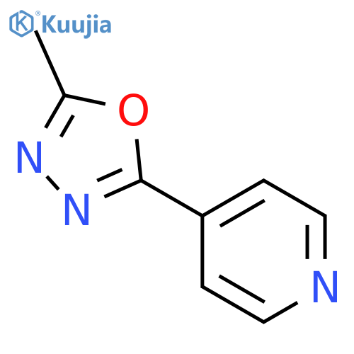 4-(5-methyl-1,3,4-oxadiazol-2-yl)pyridine structure