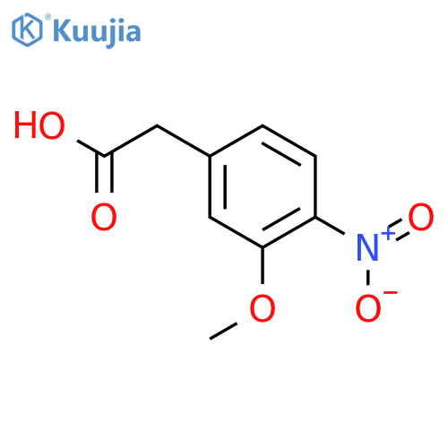 2-(3-methoxy-4-nitro-phenyl)acetic acid structure