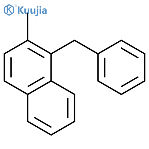 Naphthalene, methyl-1-(phenylmethyl)- structure