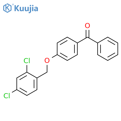 Methanone, [4-[(2,4-dichlorophenyl)methoxy]phenyl]phenyl- structure