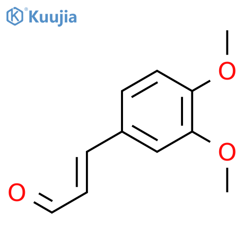 (E)-3,4-Dimethoxycinnamaldehyde structure