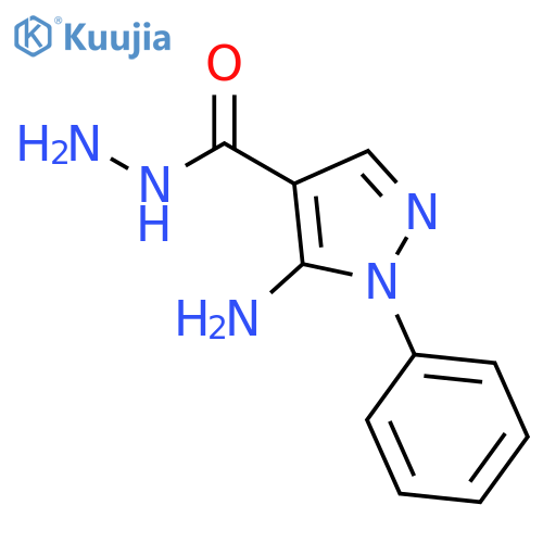 5-Amino-1-phenyl-1H-pyrazole-4-carbohydrazide structure