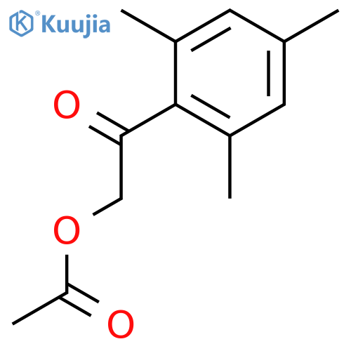Ethanone, 2-(acetyloxy)-1-(2,4,6-trimethylphenyl)- structure