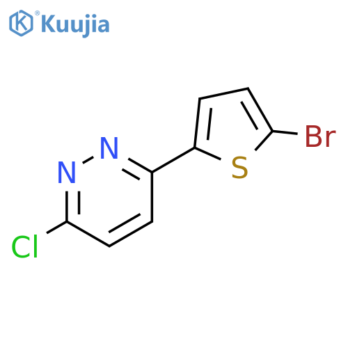3-(5-bromothiophen-2-yl)-6-chloropyridazine structure