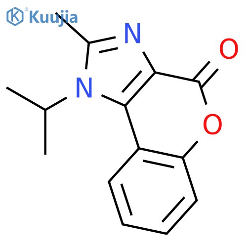 2-methyl-1-(propan-2-yl)chromeno[3,4-d]imidazol-4(1H)-one structure