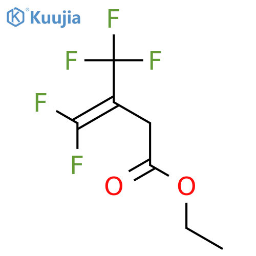 3-BUTENOIC ACID, 4,4-DIFLUORO-3-(TRIFLUOROMETHYL)-, ETHYL ESTER structure