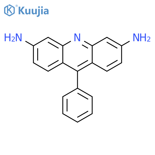 3,6-Acridinediamine, 9-phenyl- structure