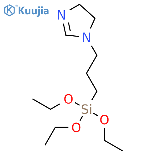 1H-Imidazole,4,5-dihydro-1-[3-(triethoxysilyl)propyl]- structure