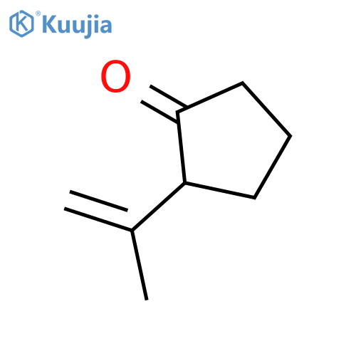 Cyclopentanone, 2-(1-methylethenyl)- structure