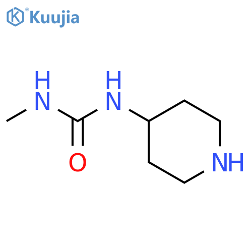 3-methyl-1-(piperidin-4-yl)urea structure