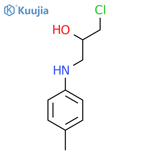 2-Propanol, 1-chloro-3-[(4-methylphenyl)amino]- structure