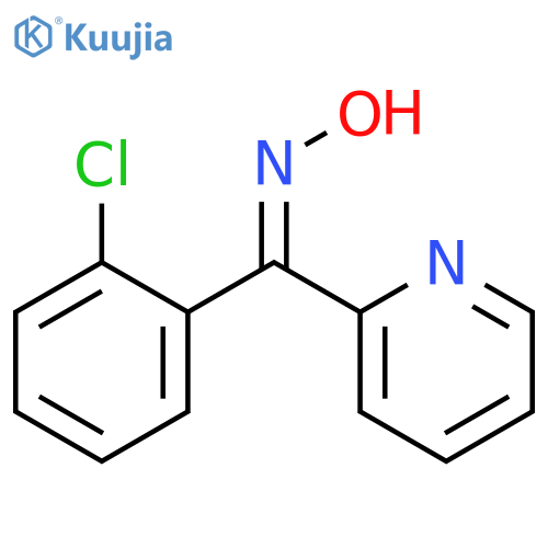 METHANONE, (2-CHLOROPHENYL)-2-PYRIDINYL-, OXIME structure