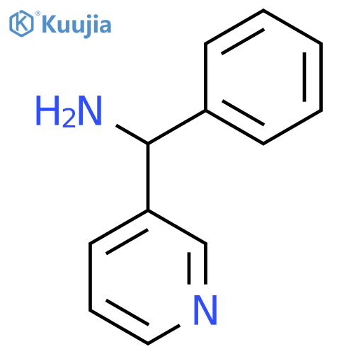 C-Phenyl-C-pyridin-3-yl-methylamine structure