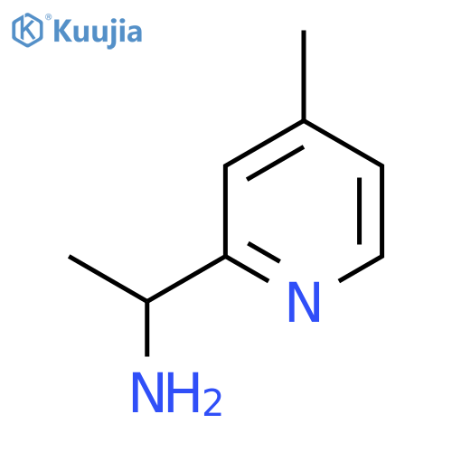 1-(4-Methylpyridin-2-yl)ethylamine structure