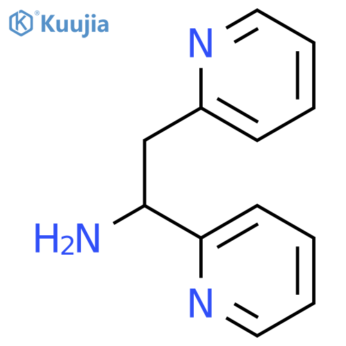 2-Pyridineethanamine, a-2-pyridinyl- structure