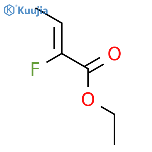 ethyl 2-fluorobut-2-enoate structure