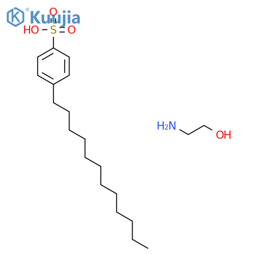 2-Aminoethanol 4-Dodecylbenzenesulfonate structure