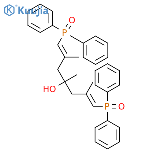1,6-HEPTADIEN-4-OL, 1,7-BIS(DIPHENYLPHOSPHINYL)-2,4,6-TRIMETHYL- structure