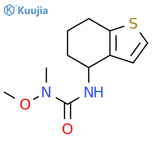 Urea, N-methoxy-N-methyl-N'-(4,5,6,7-tetrahydrobenzo[b]thien-4-yl)- structure