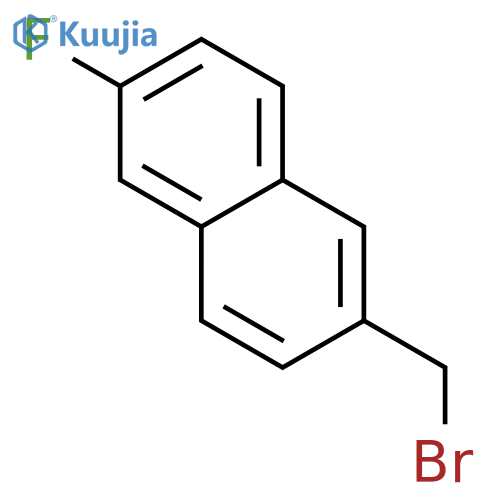 Naphthalene, 2-(bromomethyl)-6-fluoro- structure