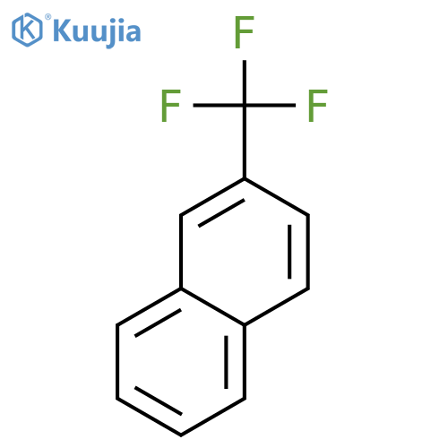 Naphthalene, 2-(trifluoromethyl)- structure