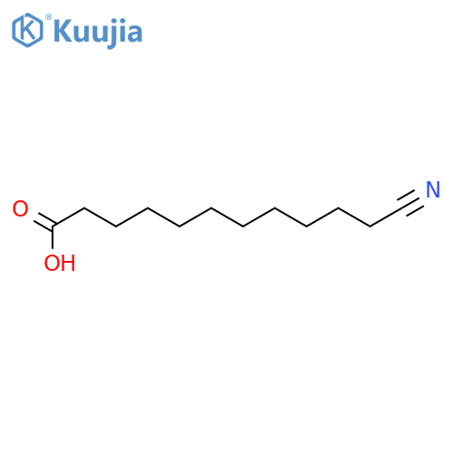 Undecanoic acid,11-cyano- structure