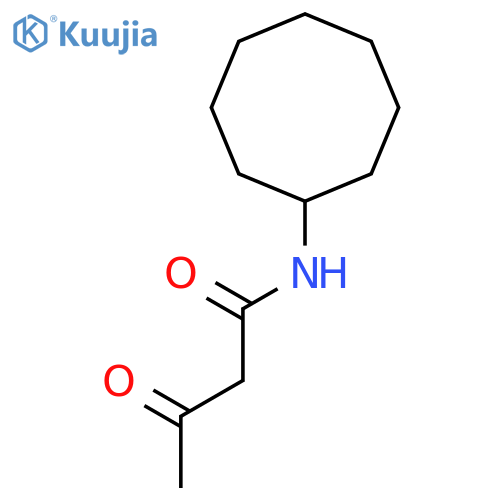 N-Cyclooctyl-3-oxobutanamide structure
