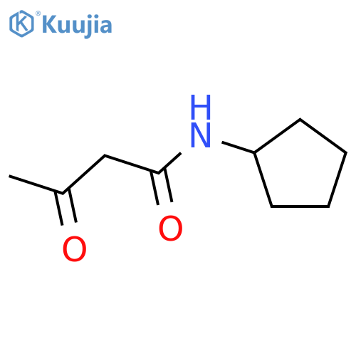 N-Cyclopentylacetoacetamide structure