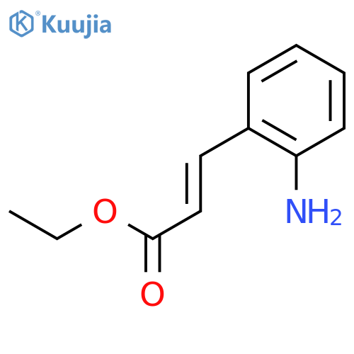 ethyl (2E)-3-(2-aminophenyl)prop-2-enoate structure