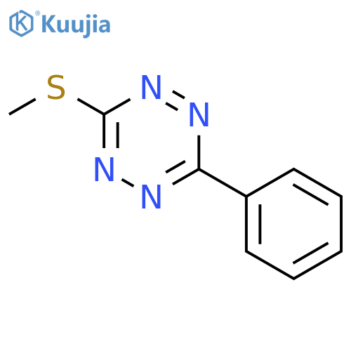 1,2,4,5-TETRAZINE, 3-(METHYLTHIO)-6-PHENYL- structure