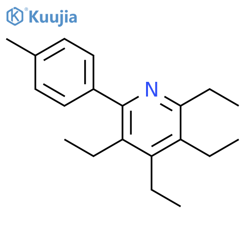 Pyridine, 2,3,4,5-tetraethyl-6-(4-methylphenyl)- structure