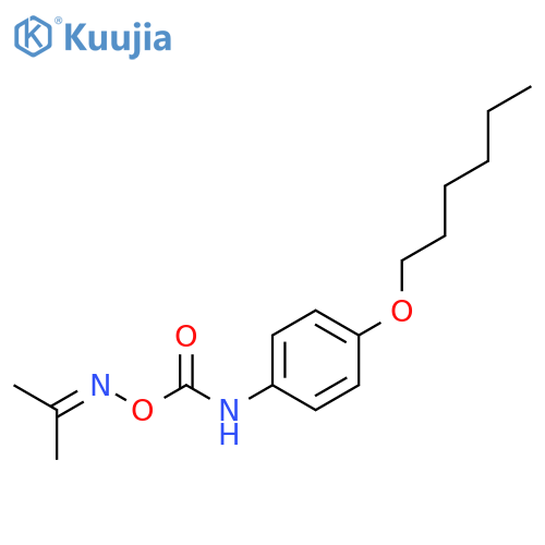 2-Propanone, O-[[[4-(hexyloxy)phenyl]amino]carbonyl]oxime structure