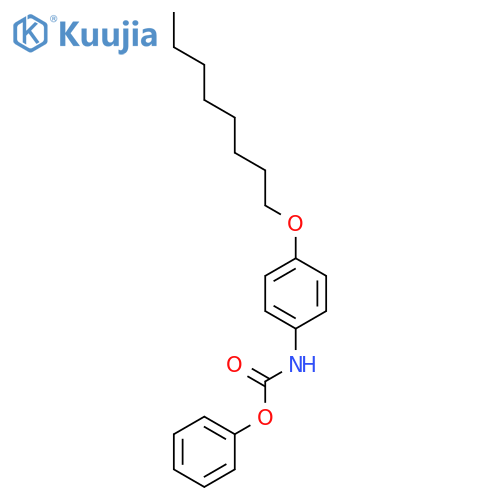 Carbamic acid, [4-(octyloxy)phenyl]-, phenyl ester structure