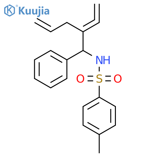 BENZENESULFONAMIDE, N-(2-ETHENYLIDENE-1-PHENYL-4-PENTENYL)-4-METHYL- structure