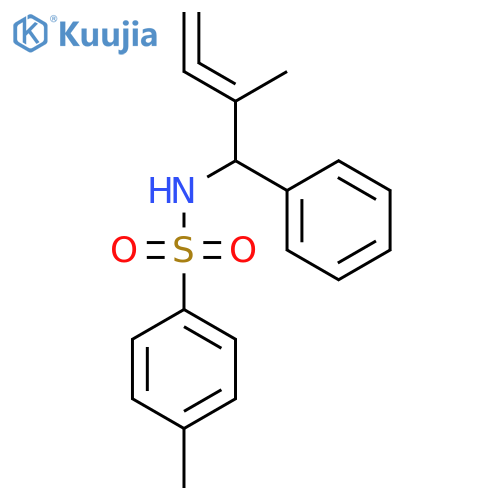 Benzenesulfonamide, 4-methyl-N-(2-methyl-1-phenyl-2,3-butadienyl)- structure